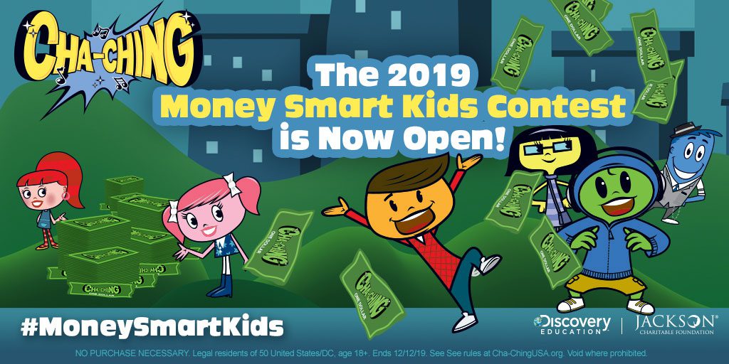 Jackson Charitable Foundation and Discovery Education Launch Third Annual “Cha-Ching Money Smart Kids Contest” to Encourage K-6 Grade Students to Become Financially Empowered Adults