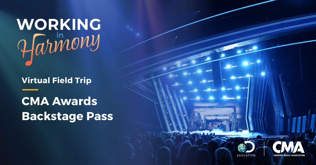 Students Go Behind the Scenes at the CMA Awards to Discover the Power of STEAM in a New Virtual Field Trip from Discovery Education and the Country Music Association